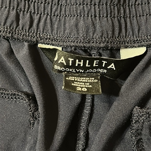 Athleta Brooklyn Jogger Sz 20 Navy Blue - Picture 3 of 6